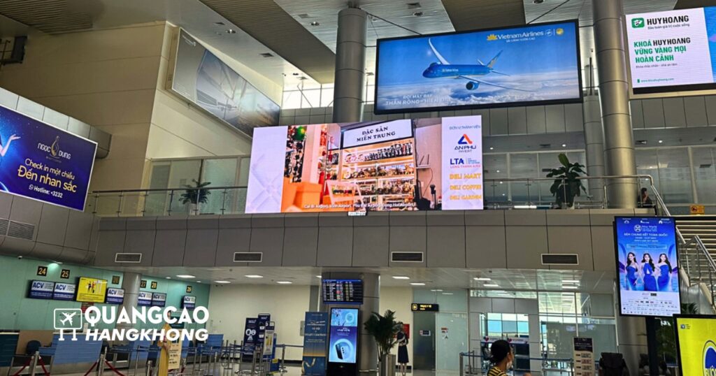 Quảng cáo sân bay được nhiều thương hiệu lựa chọn hiện nay