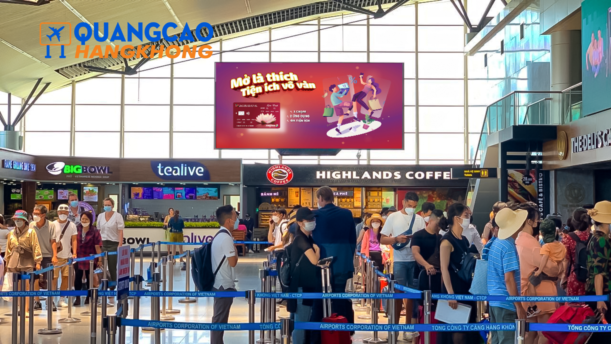 Kết quả triển khai quảng cáo tại sân bay Đà Nẵng