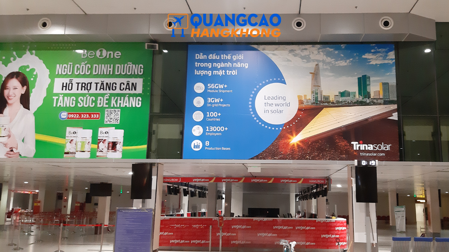 Báo giá quảng cáo sân bay dao động từ hàng triệu đến chục triệu mỗi tháng