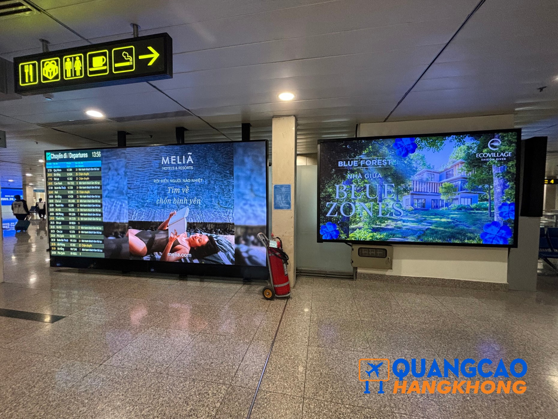 Chi phí quảng cáo sân bay Tân Sơn Nhất