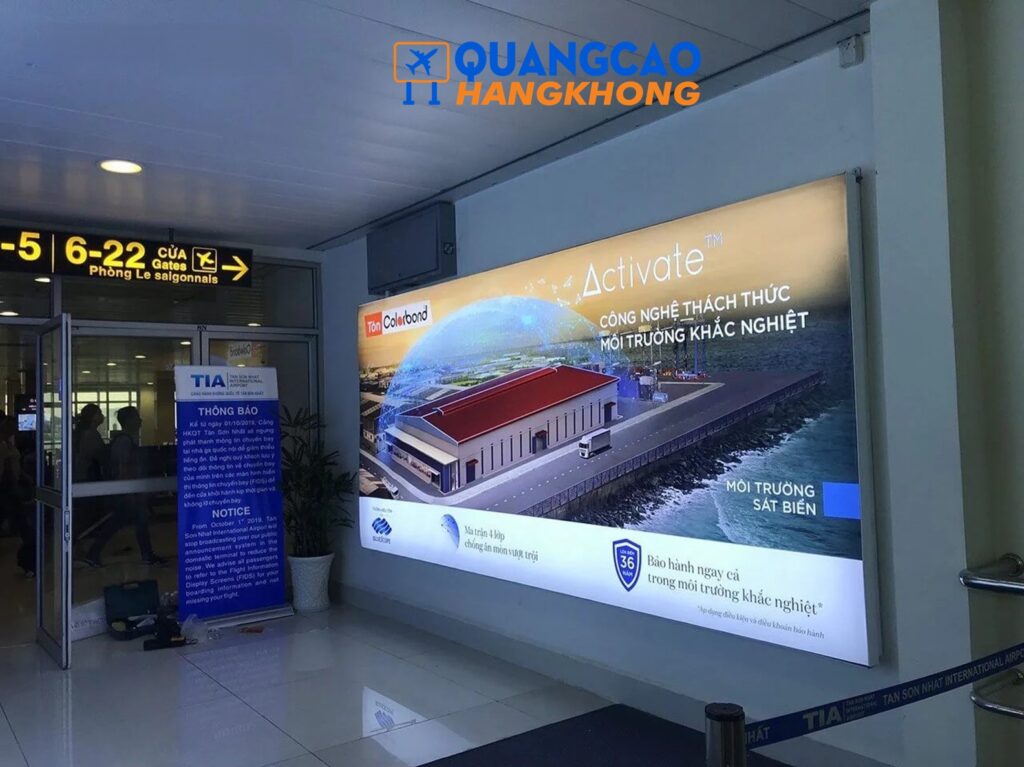 Quảng cáo biển hộp đèn sân bay Phú Quốc