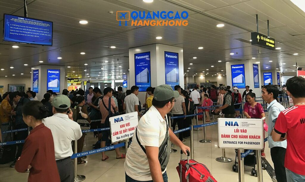 Chi phí các hình thức quảng cáo sân bay Nội Bài