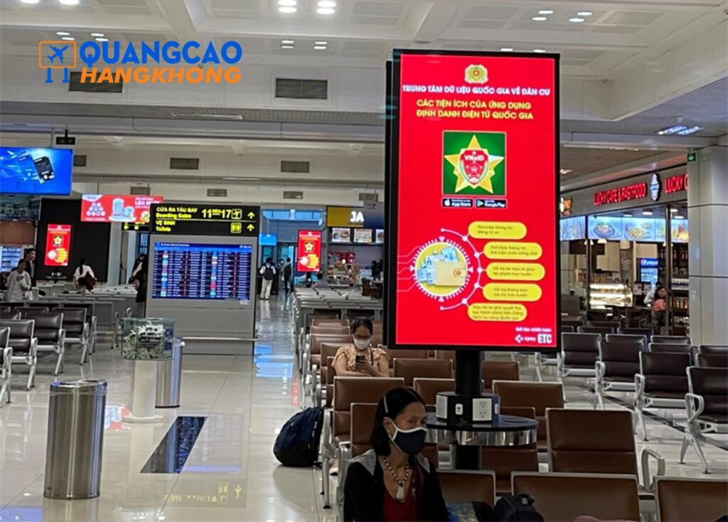 Quảng cáo trạm sạc pin tại sân bay Phú Quốc