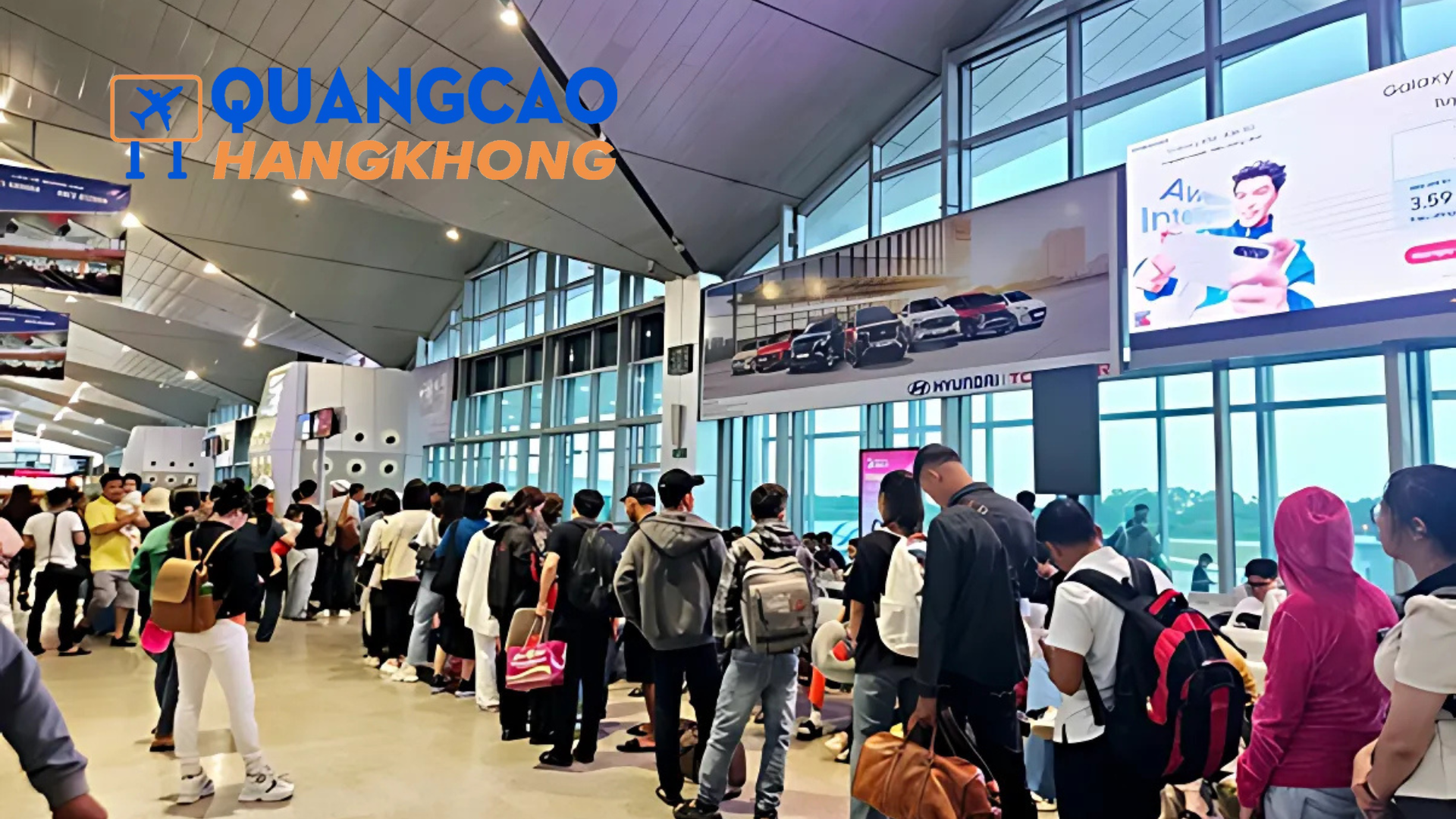 Quy trình triển khai quảng cáo sân bay Vinh