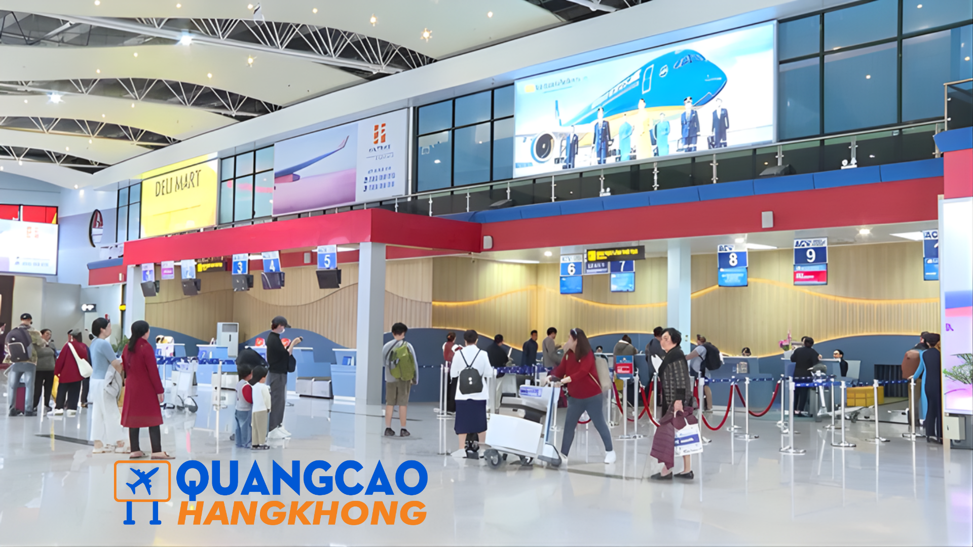 Báo giá chi phí quảng cáo sân bay Đồng Hới 