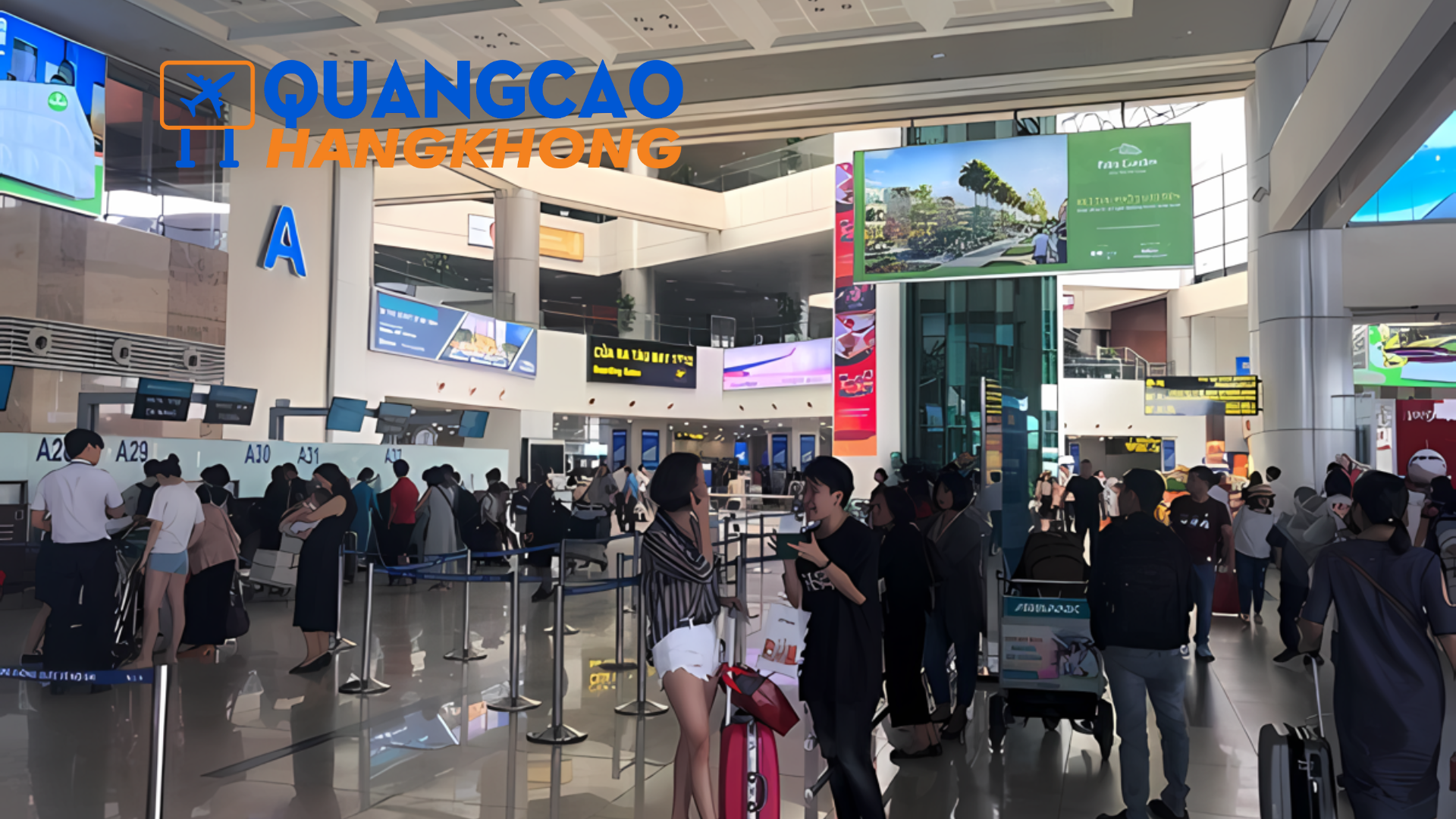 Quảng cáo biển thả trần