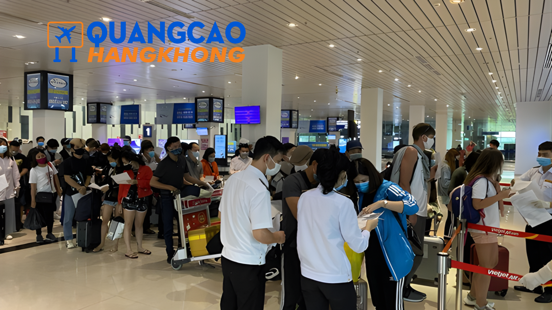 Quy trình triển khai quảng cáo sân bay Cát Bi 