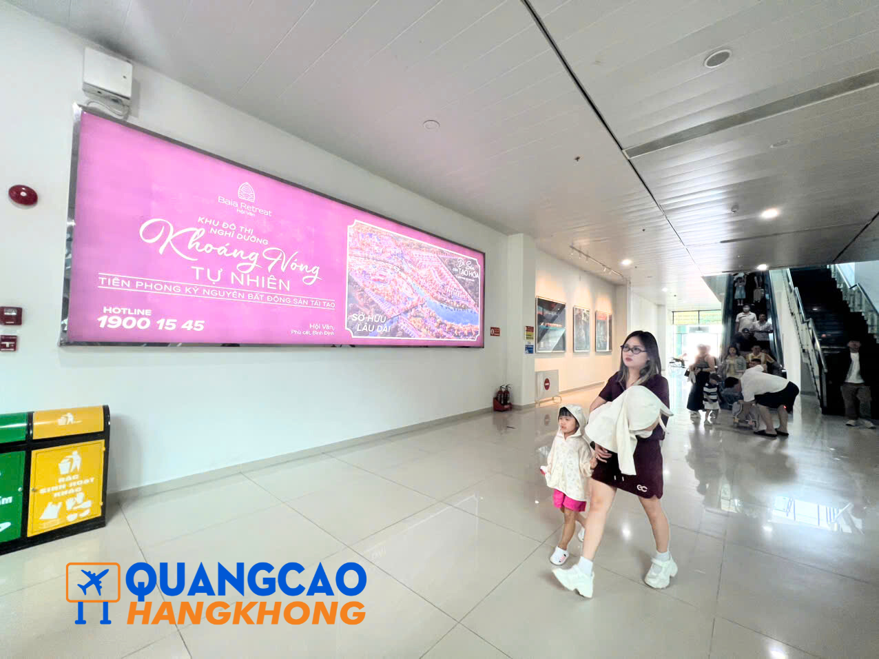 Quảng cáo biển hộp đèn sân bay Phù Cát