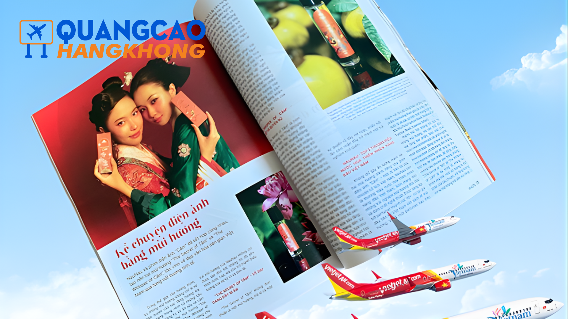 Quy trình quảng cáo trên máy bay Vietjet được triển khai chuyên nghiệp, nhanh chóng