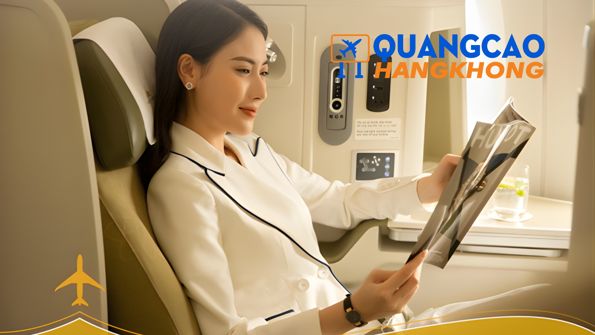 Quảng cáo trên máy bay Vietnam Airlines giúp doanh nghiệp khẳng định đẳng cấp thương hiệu