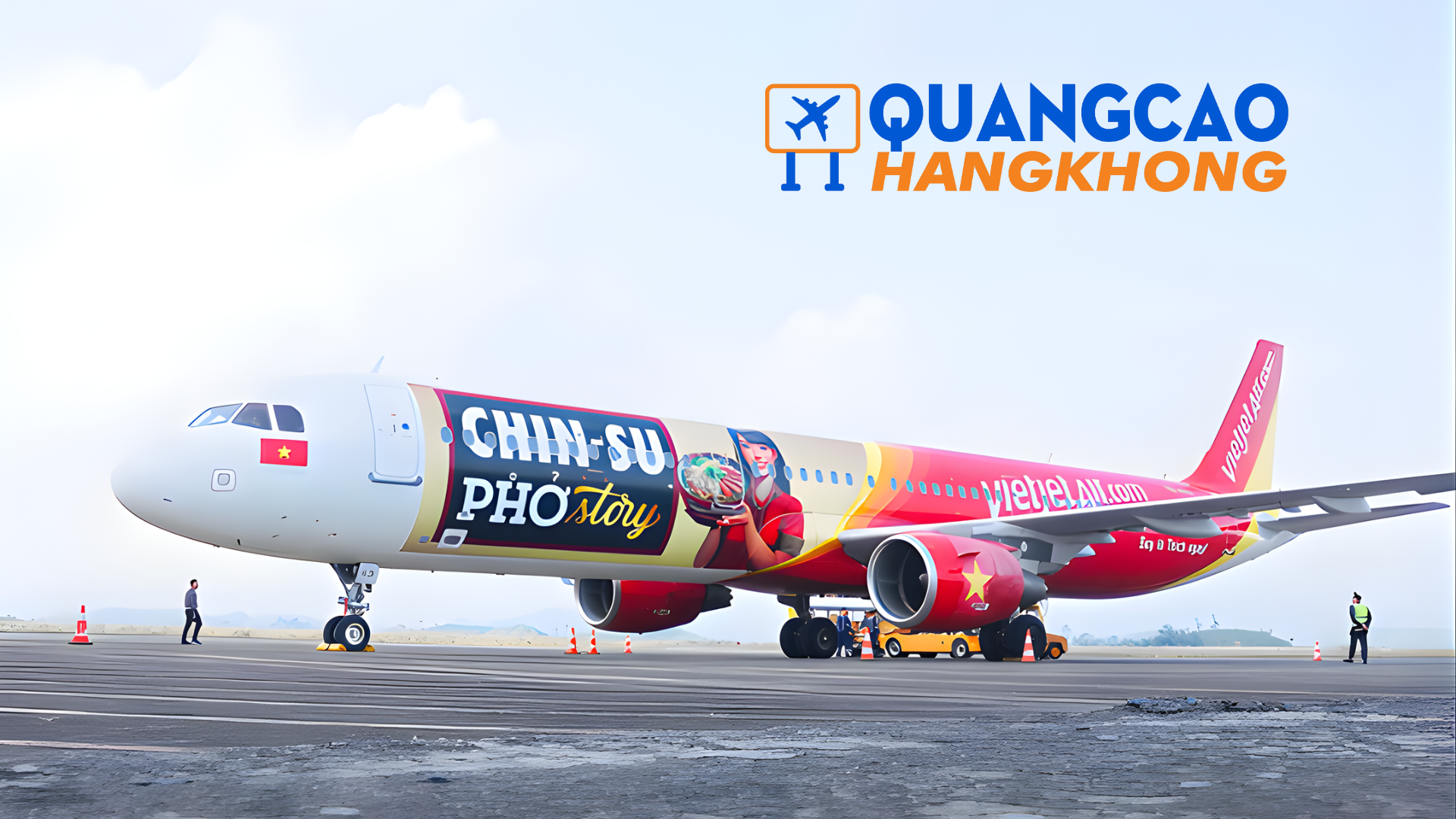 Quảng cáo trên thân máy bay