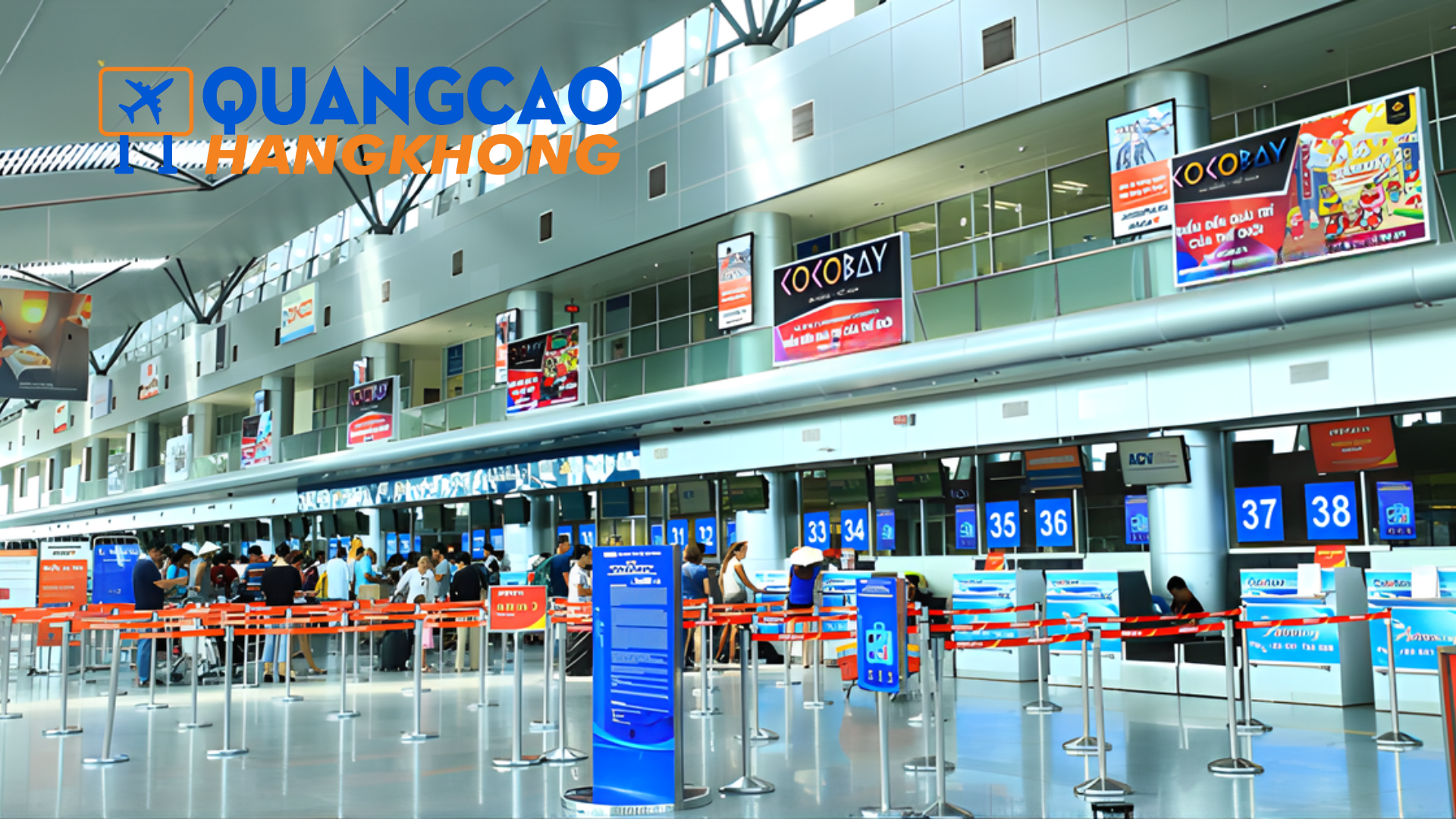 Quảng cáo biển ốp tường không đèn 