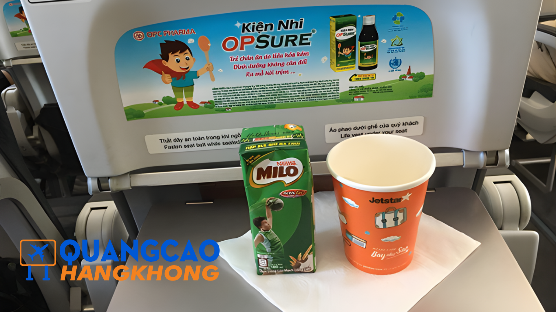 Quảng cáo trên bàn ăn