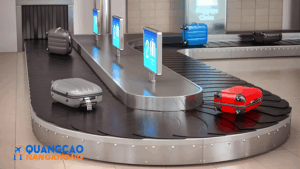 Quảng cáo trên băng chuyền hành lý tại sân bay