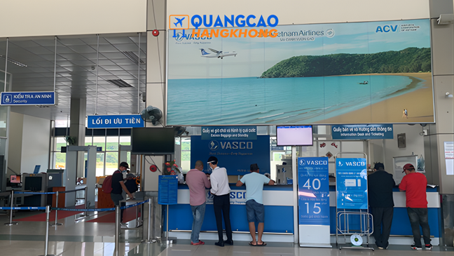 Báo giá quảng cáo sân bay Côn Đảo
