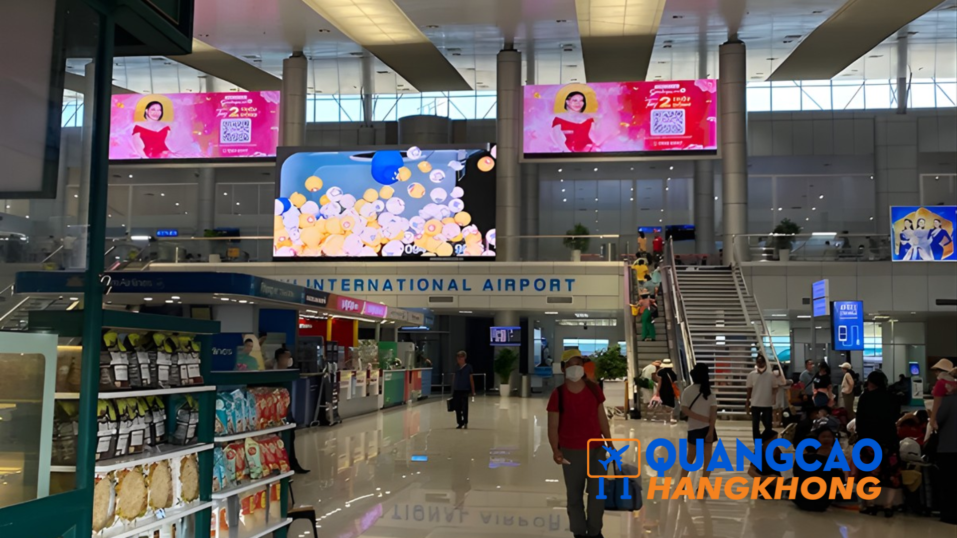 Quảng cáo màn hình LED sân bay Chu Lai giúp thương hiệu nổi bật và đẳng cấp hơn