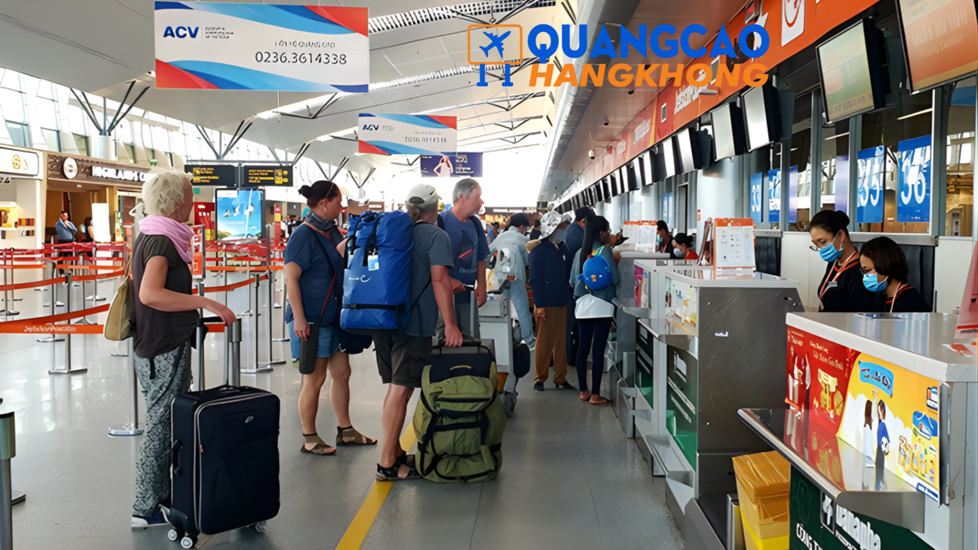 Quy trình triển khai quảng cáo màn hình LED sân bay Chu Lai