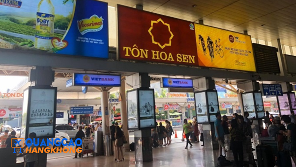 Lắp đặt quảng cáo tại sân bay