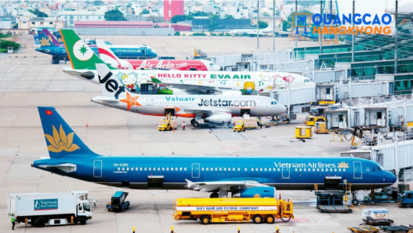 Hệ thống sân bay đa dạng với nhiều loại hình quảng cáo