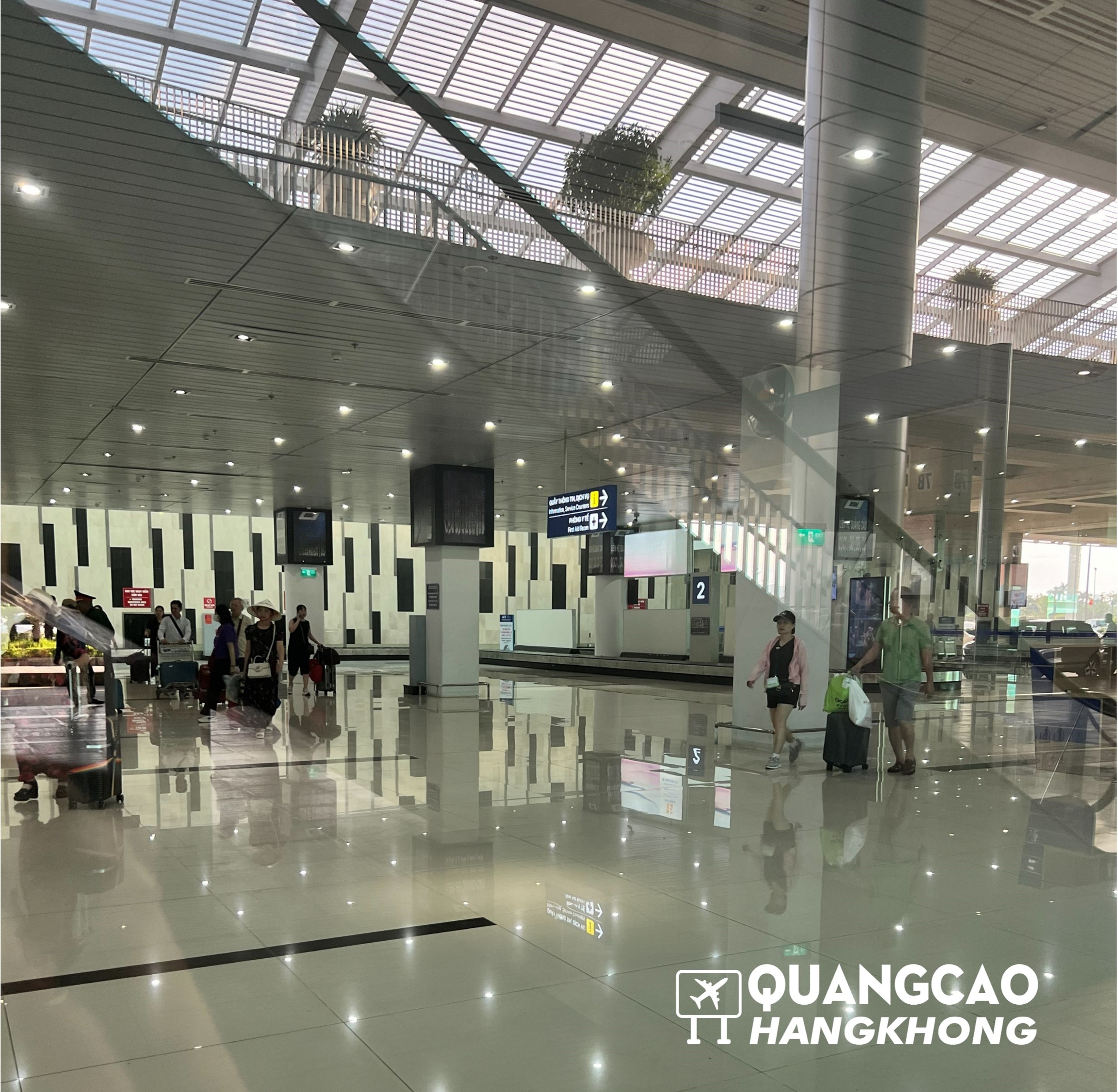 Khu vực ga đến của sân bay Cát Bi