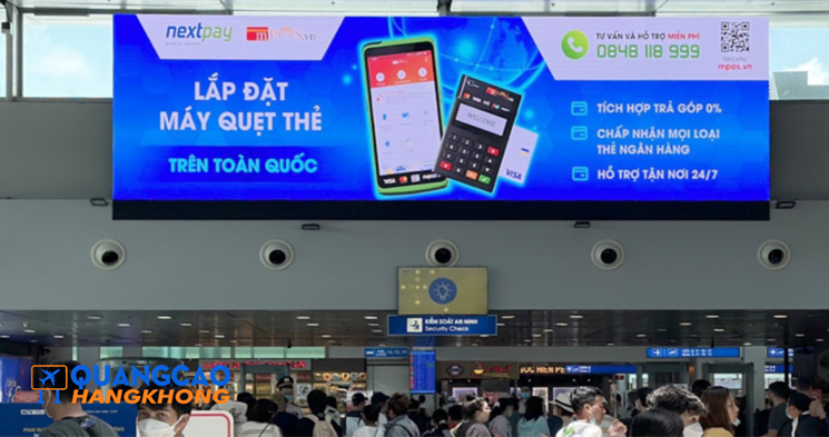 Quảng cáo màn hình LED tại sân bay