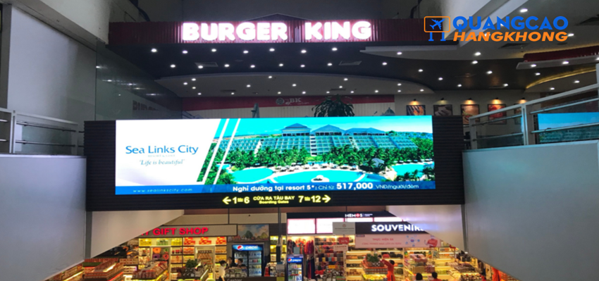 Quảng cáo màn hình LED sân bay Buôn Ma Thuột giúp thông điệp của doanh nghiệp được ghi nhớ nhanh, nổi bật