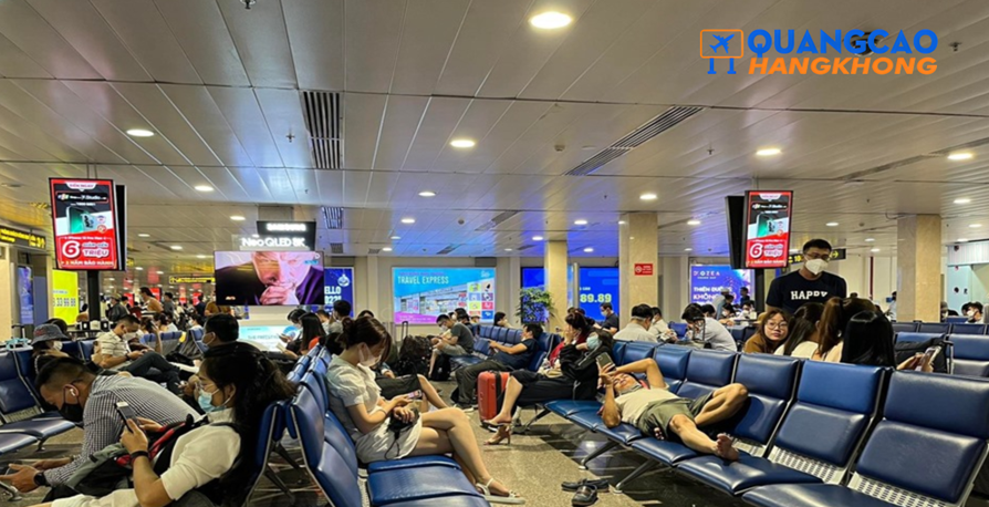 Quảng cáo màn hình LED sân bay Buôn Ma thuột tại phòng chờ
