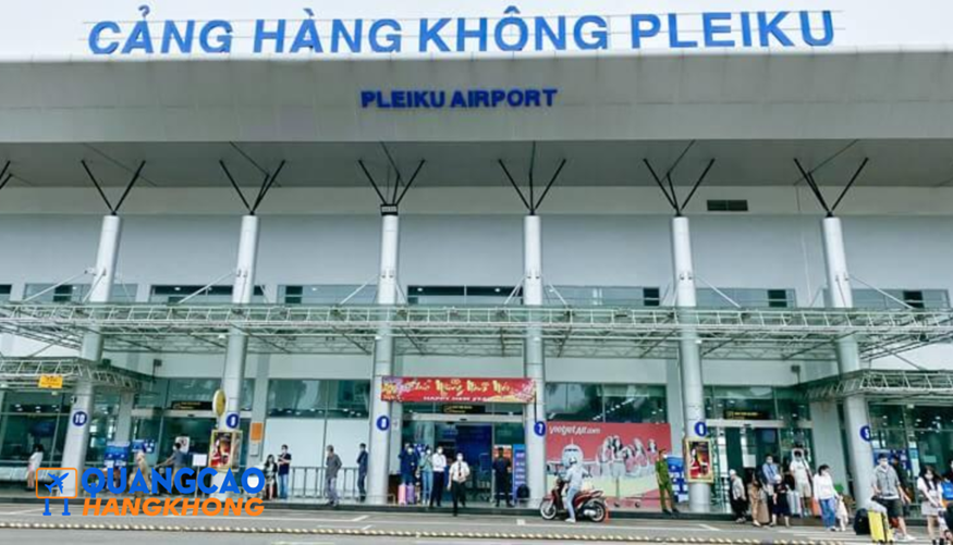 Sảnh chính sân bay Pleiku