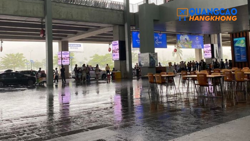 Quảng cáo màn hình LED tại sảnh đến/đi tại sân bay Phú Quốc