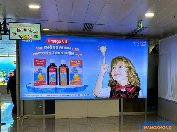 Biển hộp đèn quảng cáo tại sân bay Liên Khương giúp thương hiệu nổi bật ở cửa ngõ đến Đà Lạt