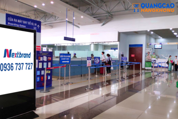 Biển hộp đèn quảng cáo sân bay Liên Khương khu vực check-in