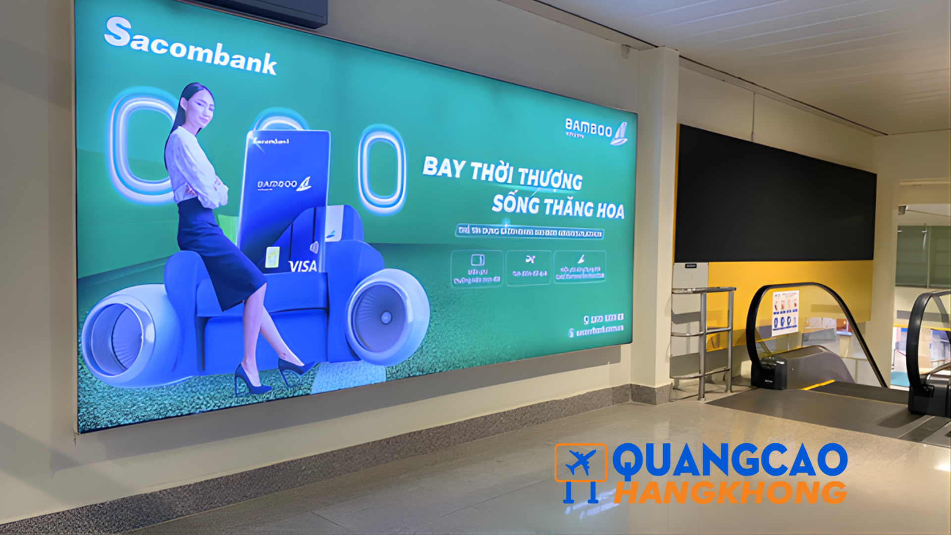 Biển hộp đèn quảng cáo sân bay Tân Sơn Nhất