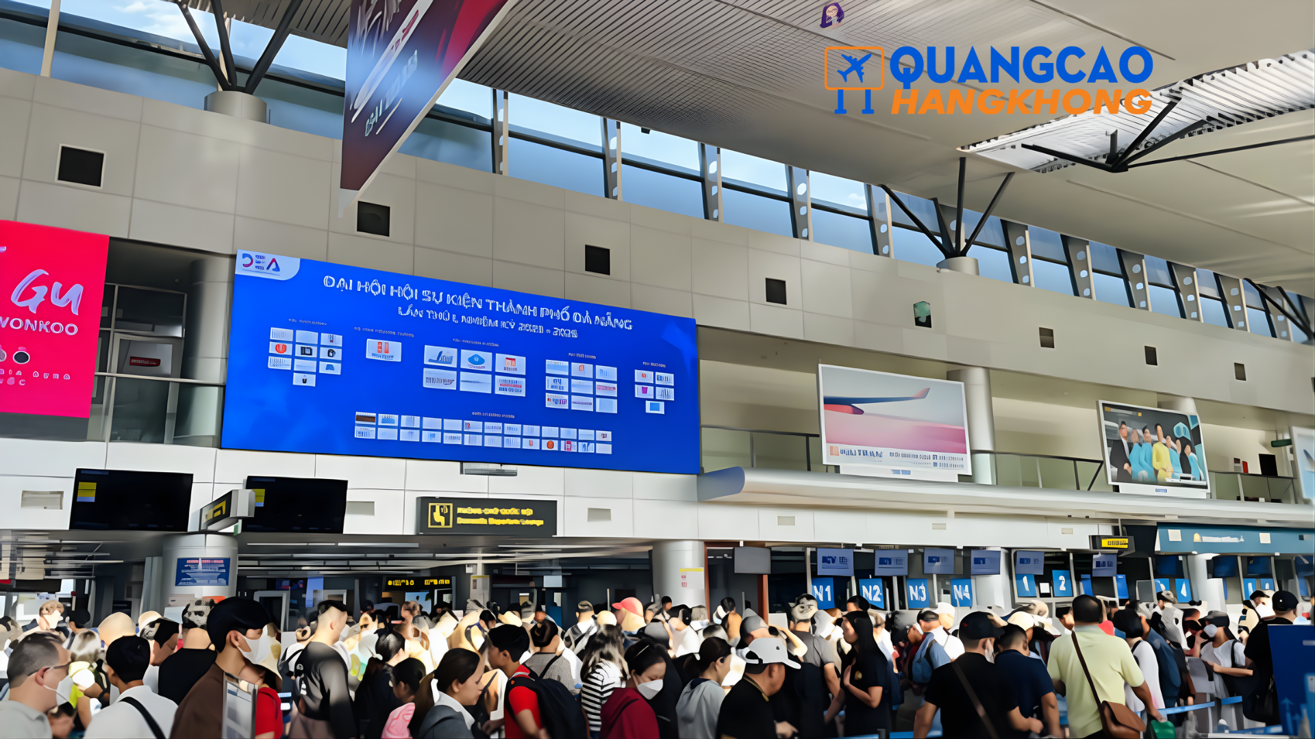 Biển hộp đèn quảng cáo sân bay Cát Bi mang lại nhiều giá trị vượt trội