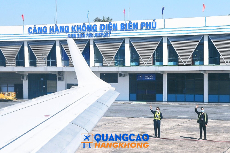 Quy trình triển khai biển hộp đèn quảng cáo tại sân bay Điện Biên