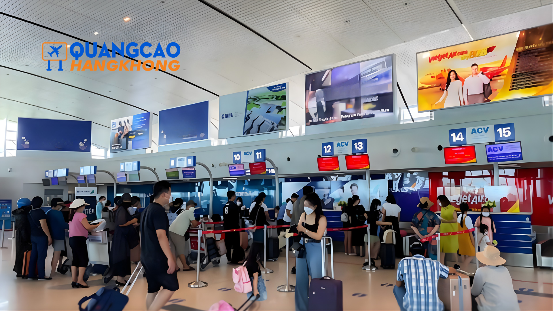 Chi phí triển khai biển hộp đèn quảng cáo sân bay Cát Bi