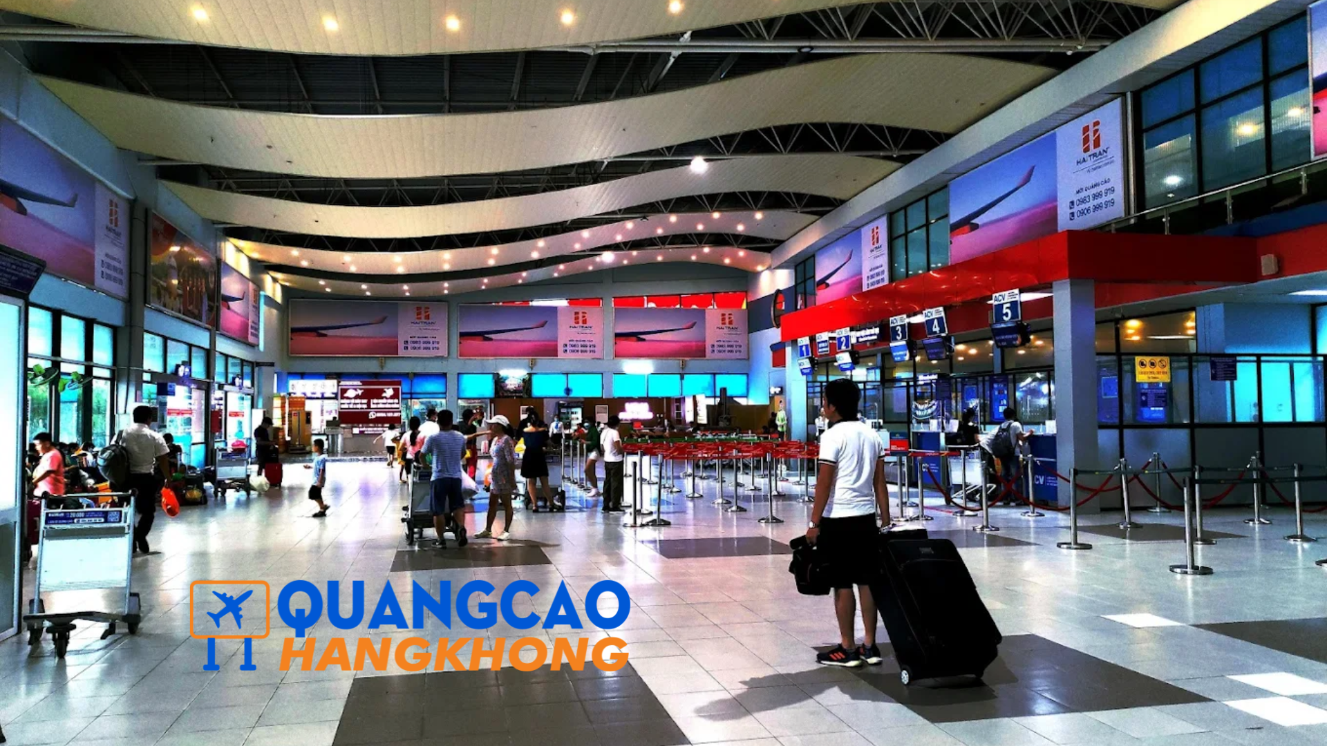 Báo giá quảng cáo biển hộp đèn sân bay Đồng Hới