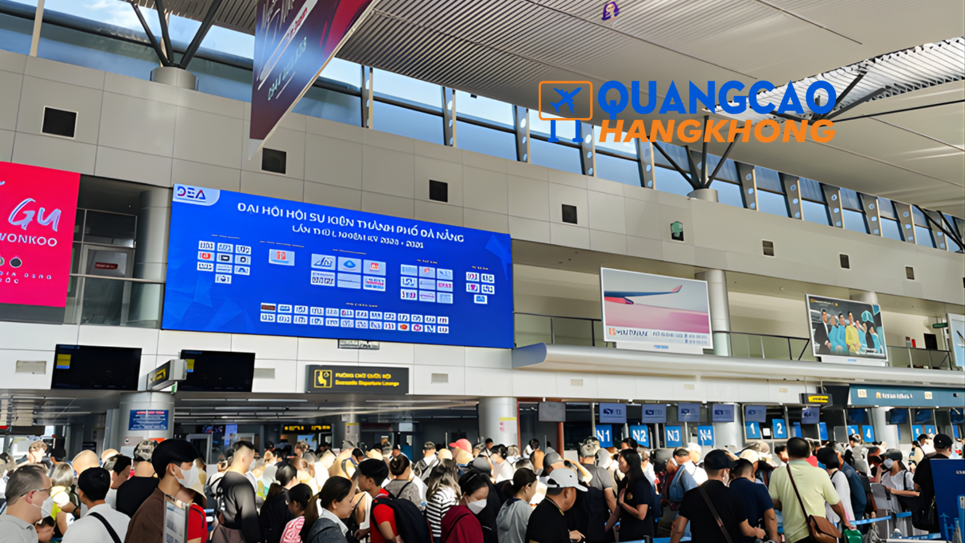 Báo giá quảng cáo biển hộp đèn sân bay Chu Lai