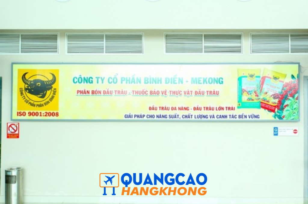 Báo giá quảng cáo biển hộp đèn tại sân bay Buôn Ma Thuột