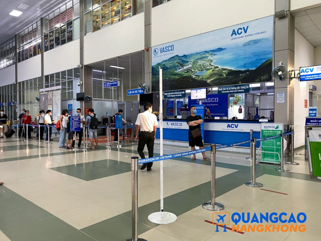 Biển hộp đèn quảng cáo sân bay Côn Đảo