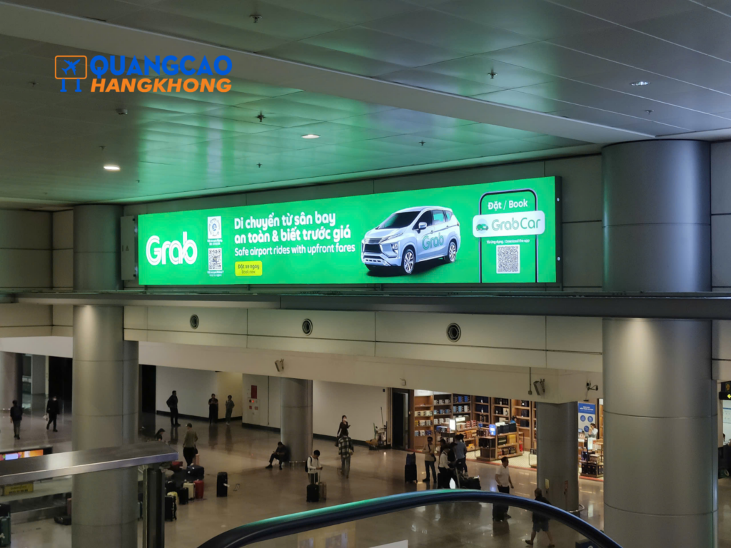 Kết quả triển khai quảng cáo biển hộp đèn tại sân bay