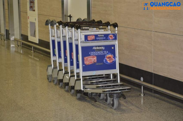 Những lợi thế nổi bật của quảng cáo xe đẩy hành lý ở sân bay Tân Sơn Nhất
