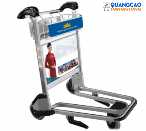 Hình thức quảng cáo trên bảng phía trước xe đẩy