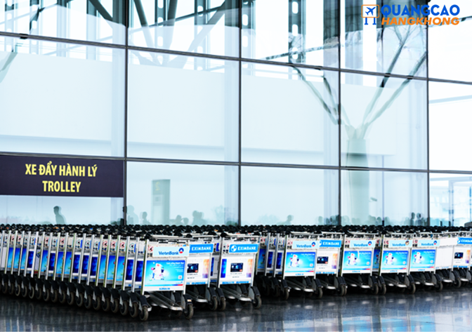 Quy trình triển khai quảng cáo xe đẩy hành lý ở sân bay Tân Sơn Nhất