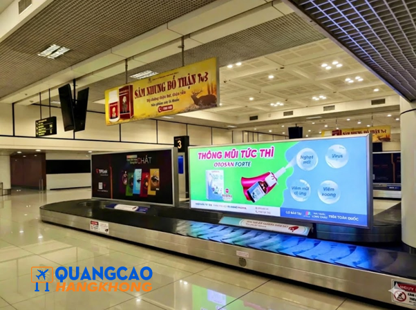 Biển hộp đèn quảng cáo sân bay Cần Thơ khu vực nhận hành lý
