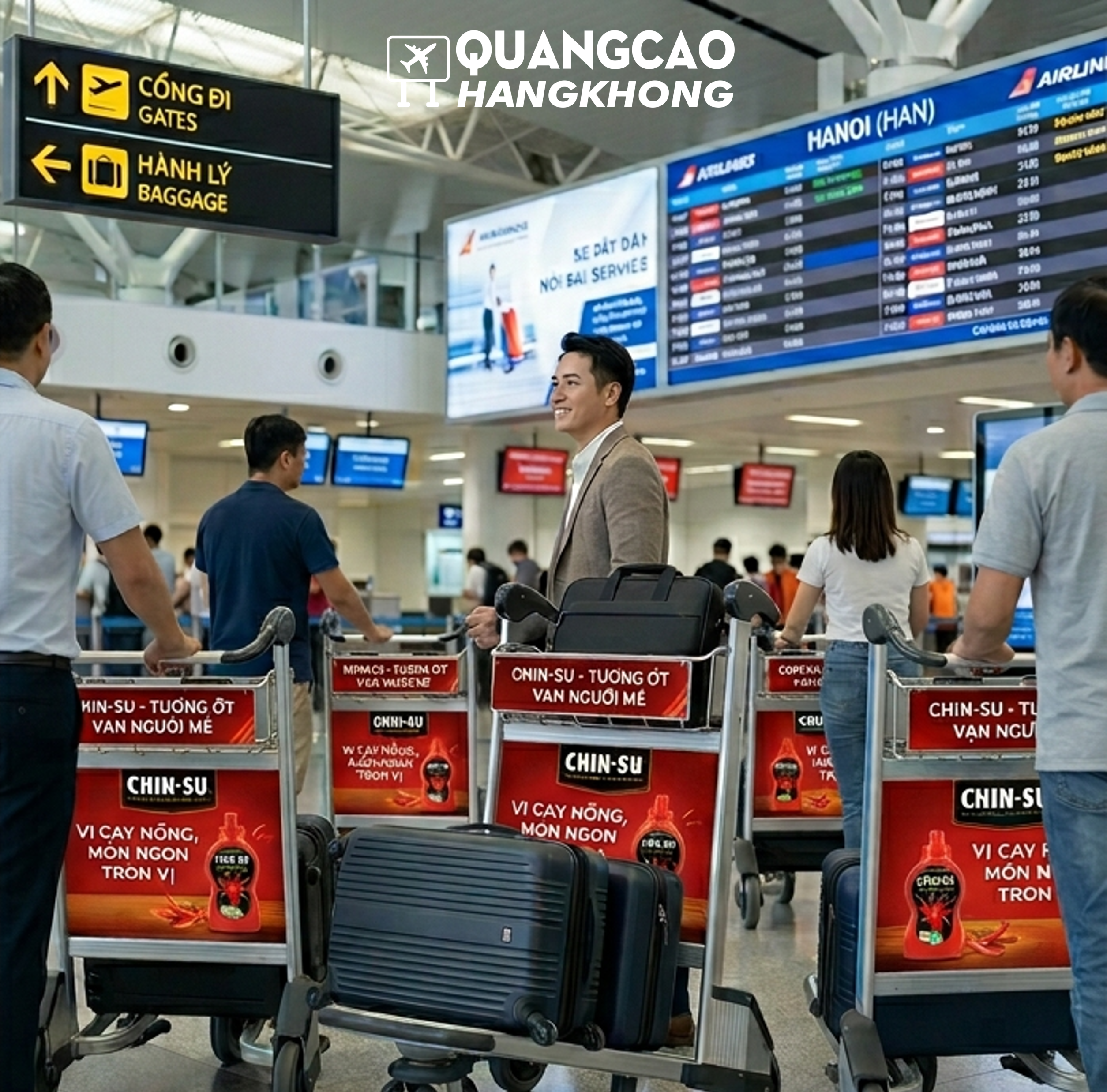 Quảng cáo xe đẩy mang lại nhiều hiệu ứng thị giác mạnh mẽ