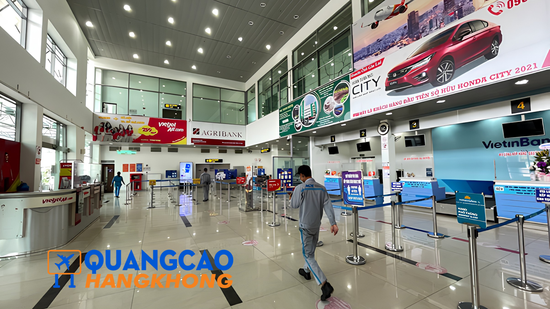 Biển hộp đèn quảng cáo sân bay Pleiku