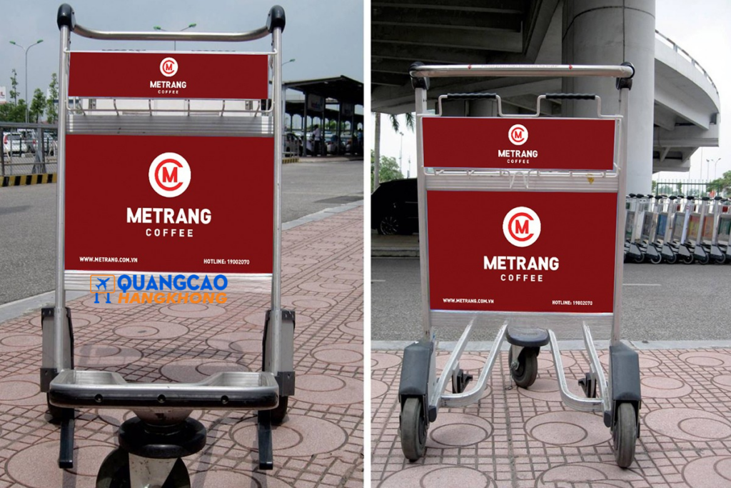 Chi phí triển khai quảng cáo xe đẩy hành lý ở sân bay Phú Quốc phụ thuộc vào nhiều yếu tố