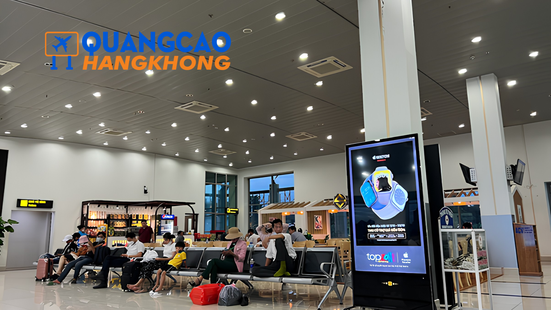 Quảng cáo biển hộp đèn khu vực phòng chờ
