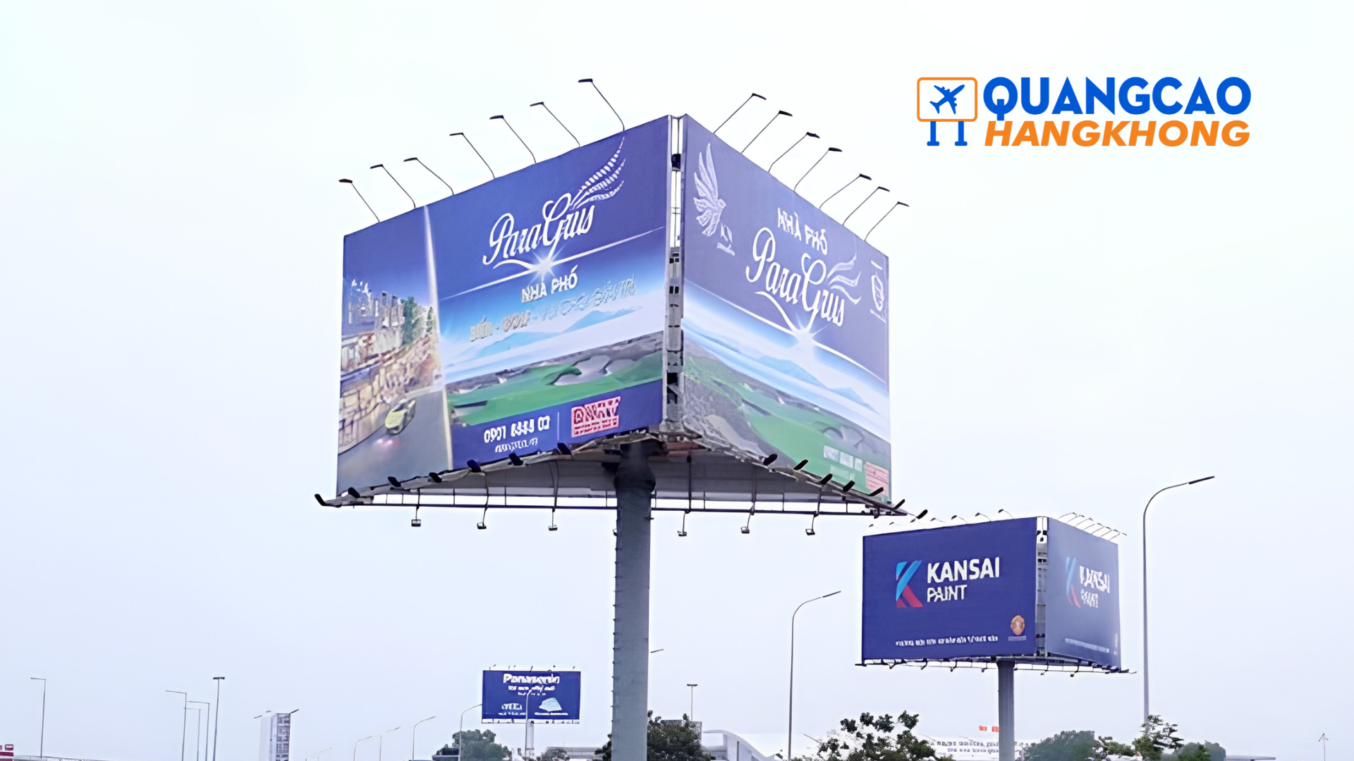 Pano quảng cáo khu vực sảnh check-in
