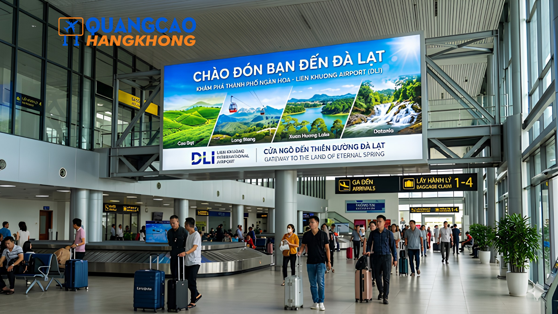 Báo giá quảng cáo Pano tại sân bay Liên Khương